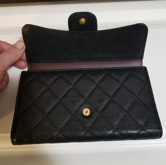 🆕️Chanel XL Caviar Flap Trifold Wallet - Picture 5 of 17